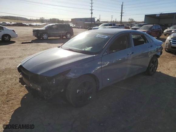2022 Hyundai Elantra Essential with VIN KMHLM4AG3NU363683, listed as a Copart auction lot 48204495 with 29,318 mi miles and Salvage Title. Bid and sale history available at carsss.com. Image 1.