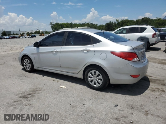 2016 Hyundai Accent SE with VIN KMHCT4AE1GU080879, listed as a Copart auction lot 58435055 with 114,712 mi miles and Salvage title. Bid and sale history available at DreamBid. Image 2.