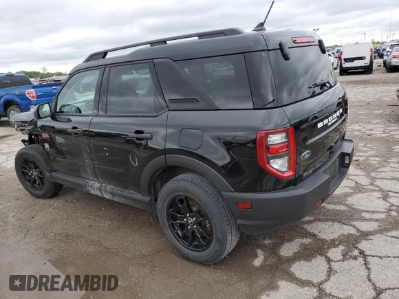 2023 Ford Bronco Sport Big Bend with VIN 3FMCR9B61PRE24981, listed as a Copart auction lot 56295195 with 28,071 mi miles and Salvage title. Bid and sale history available at DreamBid. Image 2.
