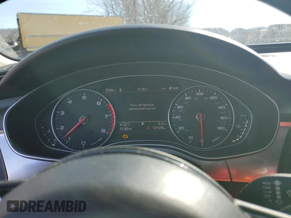 2014 Audi A6 3.0T Prestige with VIN WAUHGAFC1EN050984, listed as a Copart auction lot 41795785 with 127,378 mi miles and Salvage Title. Bid and sale history available at carsss.com. Image 9.