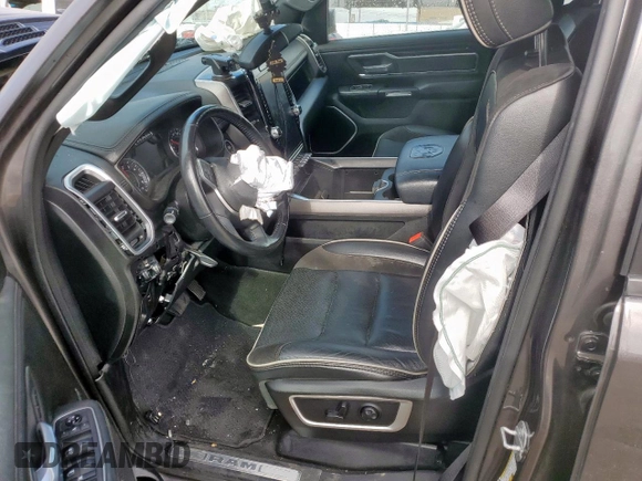 2020 Ram 1500 Laramie with VIN 1C6SRFJT1LN355834, listed as a Copart auction lot 57878305 with Not provided miles and Salvage title. Bid and sale history available at DreamBid. Image 7.