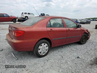 2005 Toyota Corolla CE with VIN 2T1BR32E85C343094, listed as a Copart auction lot 52525465 with Not Provided miles and Salvage Title. Bid and sale history available at DreamBid. Image 3.