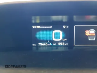 2020 Toyota Prius Prime LE with VIN JTDKARFP6L3123531, listed as a Copart auction lot 50997835 with 79,445 mi miles and Salvage Title. Bid and sale history available at carsss.com. Image 9.