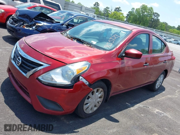 2017 Nissan Versa SV z VIN 3N1CN7AP8HL855727, wystawiony jako IAAI lot #42212882 z przebiegiem 132 696 mil mil oraz . Historia ofert i sprzedaży dostępna na DreamBid. Obrazek 2.