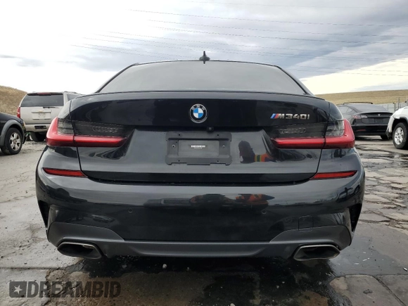 2020 BMW 3 Series M340i with VIN WBA5U7C04LFH57287, listed as a Copart auction lot 50228085 with 39,469 mi miles and Salvage Title. Bid and sale history available at carsss.com. Image 6.