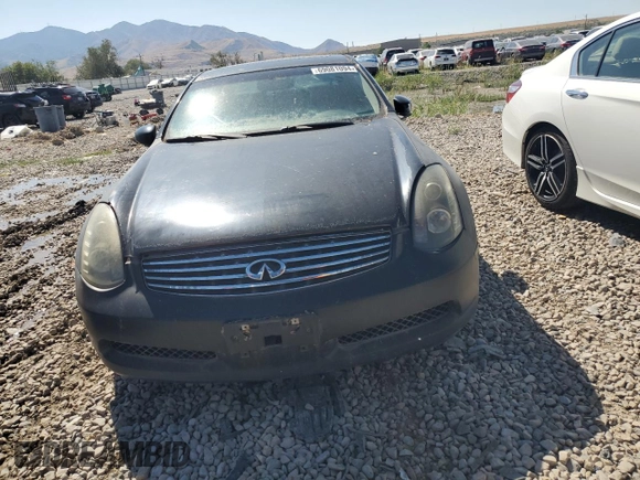 2006 Infiniti G35 Coupe with VIN JNKCV54EX6M700920, listed as a Copart auction lot 81636804 with 120,109 mi miles and Salvage Title. Bid and sale history available at carsss.com. Image 5.