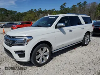 2022 Ford Expedition Max Platinum with VIN 1FMJK1LTXNEA08011, listed as a Copart auction lot 47291145 with 57,095 mi miles and Clean title. Bid and sale history available at DreamBid. Image 1.