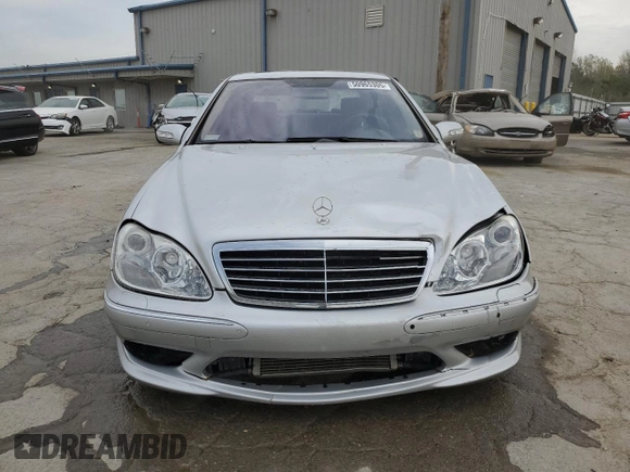 2005 Mercedes-Benz S 55 AMG with VIN WDBNG74J55A454080, listed as a Copart auction lot 50965305 with 139,677 mi miles and Salvage Title. Bid and sale history available at DreamBid. Image 5.