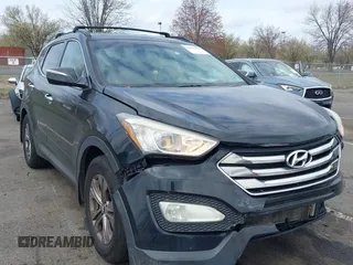 2014 Hyundai Santa Fe z VIN 5XYZUDLBXEG162476, wystawiony jako IAAI lot #41910671 z przebiegiem 146 607 mil mil oraz . Historia ofert i sprzedaży dostępna na DreamBid. Obrazek 1.