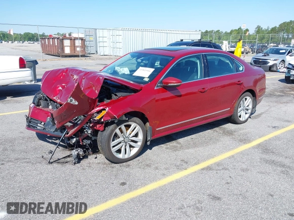 2017 Volkswagen Passat V6 SEL Premium with VIN 1VWCM7A33HC013786, listed as a IAAI auction lot 41981916 with 68,483 mi miles. Bid and sale history available at carsss.com. Image 17.
