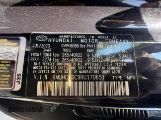 2024 Genesis GV80 Prestige Signature с VIN KMUHCESC9RU170651, выставлен на аукционе Copart как лот 65822115 с пробегом 7 849 миль миль и Чистый • Clean title. История ставок и продаж доступна на DreamBid. Изображение 10.