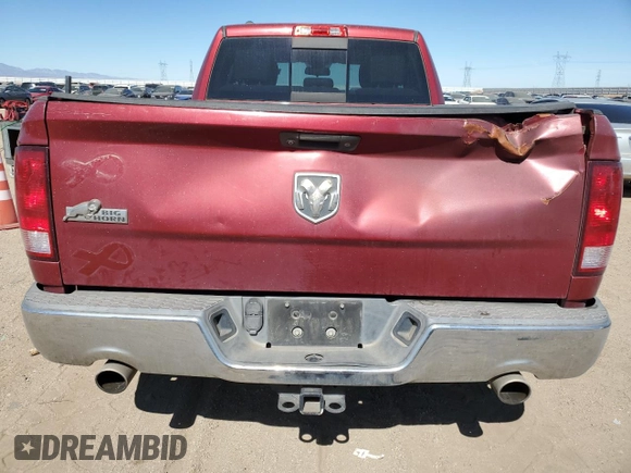 2015 Ram 1500 Big Horn with VIN 1C6RR6GT2FS714409, listed as a Copart auction lot 66758315 with 271,048 mi miles and Clean title. Bid and sale history available at DreamBid. Image 6.
