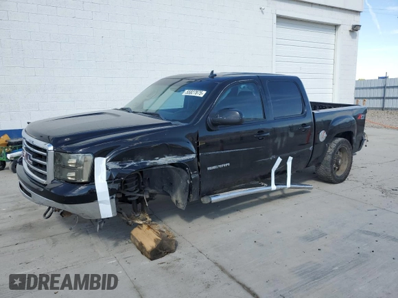 2012 GMC Sierra 1500 SLT with VIN 3GTP2WE72CG158289, listed as a Copart auction lot 55827875 with 221,867 mi miles and Salvage title. Bid and sale history available at DreamBid. Image 1.