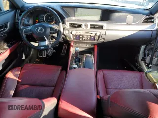 2017 Lexus GS with VIN JTHCZ1BLXHA006943, listed as a Copart auction lot 42955245 with 45,652 mi miles and Salvage Title. Bid and sale history available at carsss.com. Image 8.