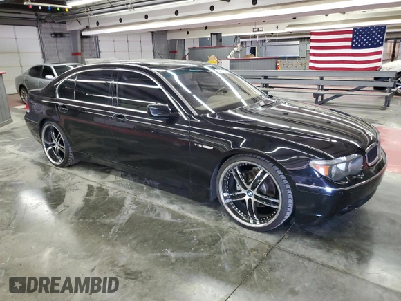 2003 BMW 7 Series with VIN WBAGN83473DK10330, listed as a Copart auction lot 54171595 with 152,950 mi miles and Clean title. Bid and sale history available at DreamBid. Image 4.