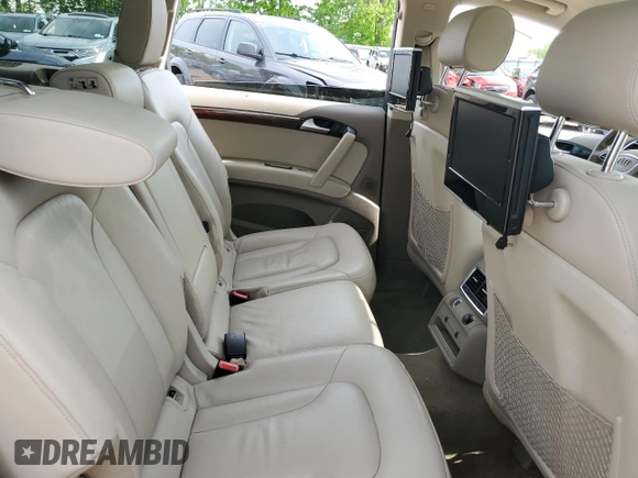 2013 Audi Q7 Premium Plus with VIN WA1LGAFE9DD008916, listed as a Copart auction lot 58062715 with 75,070 mi miles and Salvage title. Bid and sale history available at DreamBid. Image 11.