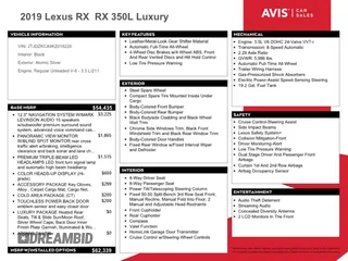 2019 Lexus RX with VIN JTJDZKCA9K2018220, listed as a Copart auction lot 88104835 with 98,297 mi miles and Clean Title. Bid and sale history available at carsss.com. Image 13.