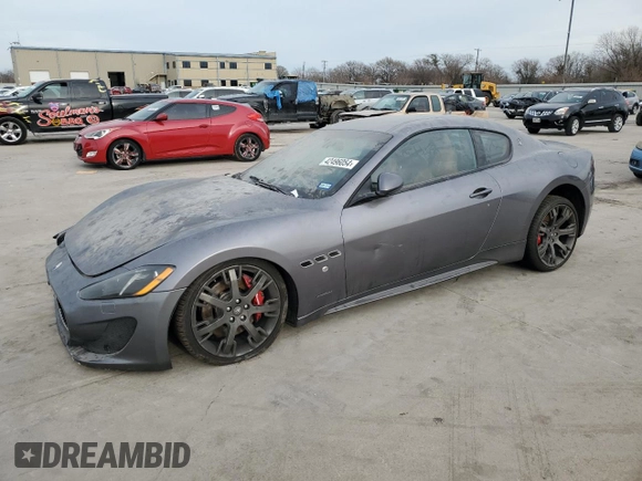 2015 Maserati GranTurismo Sport с VIN ZAM45VLA7F0141088, выставлен на аукционе Copart как лот 42496054 с пробегом 35 451 миль миль и . История ставок и продаж доступна на DreamBid. Изображение 1.