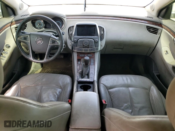 2013 Buick LaCrosse Leather with VIN 1G4GC5ER6DF312784, listed as a Copart auction lot 46216775 with 130,730 mi miles and Salvage Title. Bid and sale history available at DreamBid. Image 8.