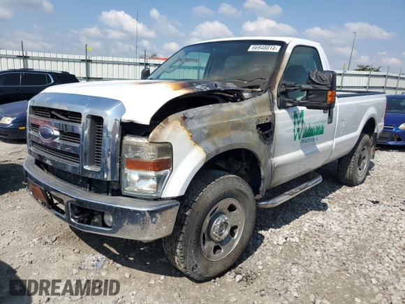 2008 Ford F-350 z VIN 1FTSF31R18EE09452, wystawiony jako Copart lot #66948814 z przebiegiem Nie podano mil oraz Szkoda całkowita • Salvage title. Historia ofert i sprzedaży dostępna na DreamBid. Obrazek 1.
