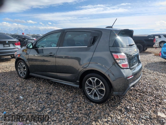 2017 Chevrolet Sonic LT with VIN 1G1JD6SB8H4104808, listed as a Copart auction lot 43740025 with 76,731 mi miles and Salvage Title. Bid and sale history available at carsss.com. Image 2.