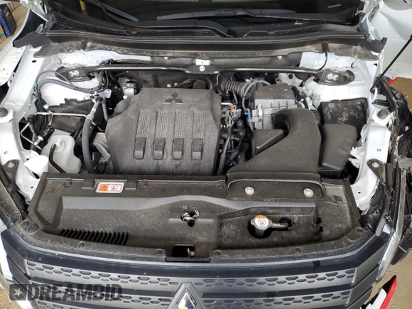 2024 Mitsubishi Eclipse Cross LE with VIN JA4ATVAA7RZ046671, listed as a Copart auction lot 58502555 with 26,438 mi miles and Salvage title. Bid and sale history available at DreamBid. Image 12.