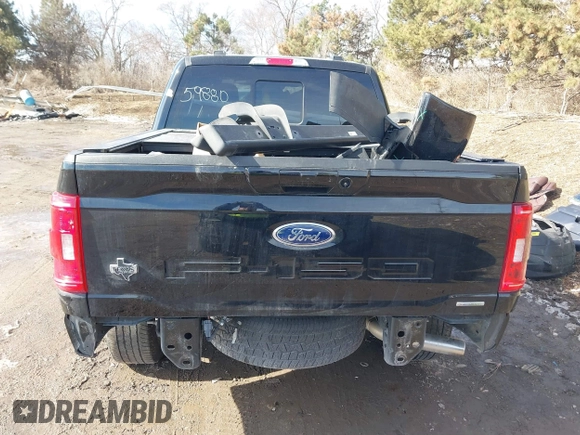 2023 Ford F-150 XL with VIN 1FTFW1E86PKF25964, listed as a IAAI auction lot 41472620 with 49,438 mi miles. Bid and sale history available at carsss.com. Image 17.