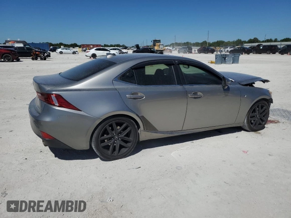 2015 Lexus IS 250 with VIN JTHBF1D23F5056016, listed as a Copart auction lot 49235985 with 192,290 mi miles and Salvage title. Bid and sale history available at DreamBid. Image 3.