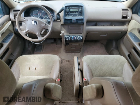 2002 Honda CR-V EX with VIN JHLRD78812C028697, listed as a Copart auction lot 65369455 with 129,041 mi miles and Salvage title. Bid and sale history available at DreamBid. Image 8.