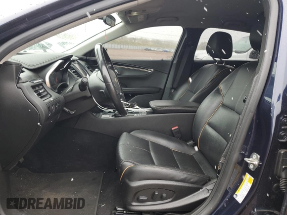 2018 Chevrolet Impala Premier with VIN 2G1125S30J9149785, listed as a Copart auction lot 53865465 with 82,582 mi miles and Salvage Title. Bid and sale history available at DreamBid. Image 7.