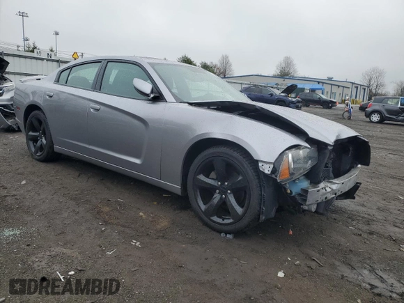 2013 Dodge Charger SXT with VIN 2C3CDXHG3DH614784, listed as a Copart auction lot 51660985 with 96,733 mi miles and Salvage Title. Bid and sale history available at carsss.com. Image 4.