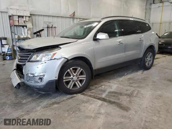 2015 Chevrolet Traverse LT z VIN 1GNKVHKD7FJ123314, wystawiony jako Copart lot #68526674 z przebiegiem Nie podano mil oraz Nie do naprawy • Non repairable. Historia ofert i sprzedaży dostępna na DreamBid. Obrazek 1.