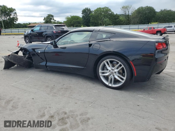 2018 Chevrolet Corvette 1LT with VIN 1G1YB2D79J5101065, listed as a Copart auction lot 62185325 with 58,657 mi miles and Salvage title. Bid and sale history available at DreamBid. Image 2.