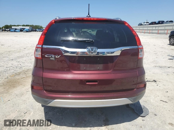 2015 Honda CR-V EX-L with VIN 2HKRM3H76FH517040, listed as a Copart auction lot 51932775 with 227,198 mi miles and Salvage Title. Bid and sale history available at DreamBid. Image 6.