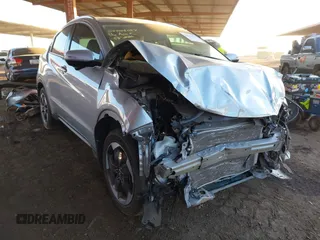 2018 Honda HR-V EX-L Navi with VIN 3CZRU5H79JM700800, listed as a IAAI auction lot 41334079 with 58,265 mi miles. Bid and sale history available at carsss.com. Image 1.