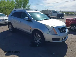 2011 Cadillac SRX Luxury Collection with VIN 3GYFNAEY8BS551380, listed as a IAAI auction lot 42090430 with 138,299 mi miles. Bid and sale history available at carsss.com. Image 1.
