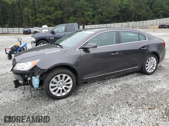 2013 Buick LaCrosse Leather z VIN 1G4GC5E37DF280083, wystawiony jako Copart lot #58257315 z przebiegiem 80 146 mil mil oraz Szkoda całkowita • Salvage title. Historia ofert i sprzedaży dostępna na DreamBid. Obrazek 1.