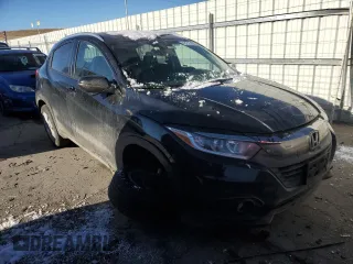 2019 Honda HR-V EX-L with VIN 3CZRU6H72KM721883, listed as a Copart auction lot 43215435 with 46,670 mi miles and Salvage Title. Bid and sale history available at carsss.com. Image 4.