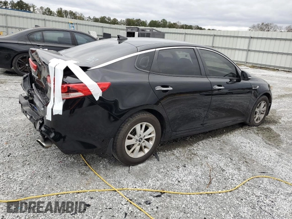 2018 Kia Optima LX with VIN 5XXGT4L39JG179934, listed as a Copart auction lot 47124485 with 135,623 mi miles and Salvage Title. Bid and sale history available at carsss.com. Image 3.