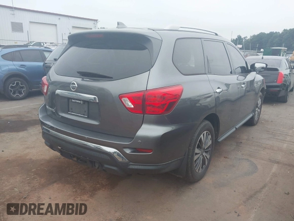 2019 Nissan Pathfinder SV with VIN 5N1DR2MN5KC633714, listed as a IAAI auction lot 42693523 with 123,674 mi miles and . Bid and sale history available at DreamBid. Image 4.