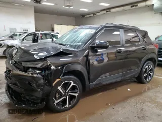 2022 Chevrolet TrailBlazer RS with VIN KL79MUSL9NB008021, listed as a Copart auction lot 43675294 with 61,641 mi miles and . Bid and sale history available at DreamBid. Image 1.
