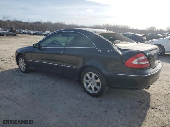 2003 Mercedes-Benz CLK-Class 3.2L with VIN WDBTJ65J03F060679, listed as a Copart auction lot 46507675 with 66,530 mi miles and Salvage Title. Bid and sale history available at carsss.com. Image 2.