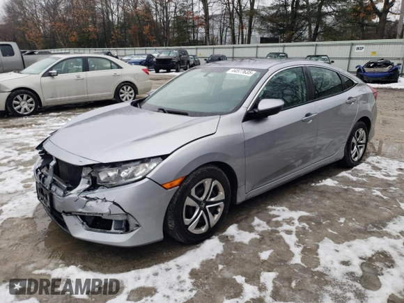2017 Honda Civic Sedan LX with VIN 19XFC2F50HE230334, listed as a Copart auction lot 44577635 with 90,791 mi miles and Salvage Title. Bid and sale history available at carsss.com. Image 1.