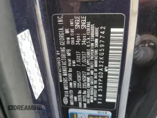 2019 Kia Sorento LX with VIN 5XYPGDA32KG597742, listed as a Copart auction lot 48980545 with 98,618 mi miles and Salvage Title. Bid and sale history available at carsss.com. Image 15.