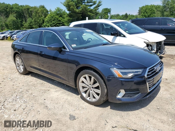 2020 Audi A6 Premium Plus with VIN WAUE8AF22LN066258, listed as a Copart auction lot 58613024 with 62,422 mi miles and Salvage Title. Bid and sale history available at carsss.com. Image 4.