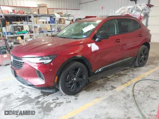 2023 Buick Envision Essence with VIN LRBFZNR47PD034280, listed as a IAAI auction lot 41451236 with 22,631 mi miles. Bid and sale history available at carsss.com. Image 2.