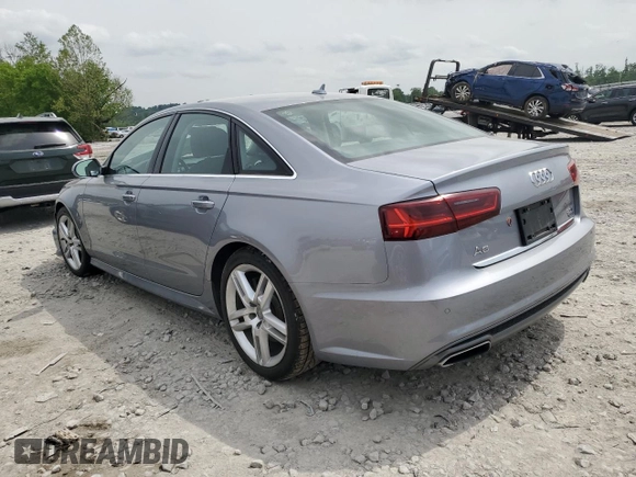 2016 Audi A6 Premium Plus with VIN WAUGFAFC0GN069558, listed as a Copart auction lot 57051425 with Not provided miles and Salvage title. Bid and sale history available at DreamBid. Image 2.
