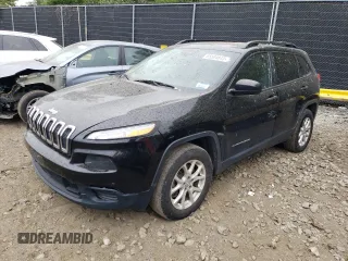 2017 Jeep Cherokee Sport with VIN 1C4PJMAS7HW663965, listed as a Copart auction lot 65504843 with 146,271 mi miles and Clean Title. Bid and sale history available at carsss.com. Image 1.