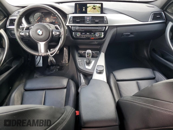 2018 BMW 3 Series 330i xDrive with VIN WBA8D9G59JNU69800, listed as a Copart auction lot 59544345 with 90,645 mi miles and Salvage title. Bid and sale history available at DreamBid. Image 8.