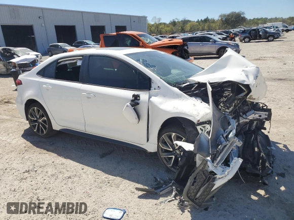 2020 Toyota Corolla XSE with VIN 5YFT4RCE4LP038600, listed as a Copart auction lot 49661495 with 0 mi miles and Salvage Title. Bid and sale history available at carsss.com. Image 4.